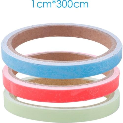 3M Luminous Tape Fluorescent Night Self-adhesive Glow In The Dark Sticker Home Decoration Fluorescent Warning Tape