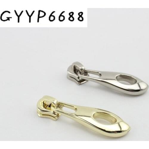 50sets 4color 10sets/lot 5# DIY Meter teeth zipper head + zipper puller slider metal Plating accessory for bags,garments fabric