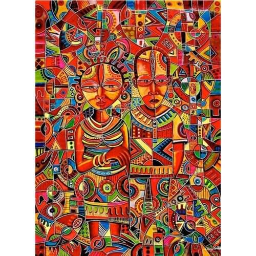 5D DIY Full Diamond Painting Mosaic "African" Diamond Embroidery sale Cross Stitch home decoration gift Rhinestone