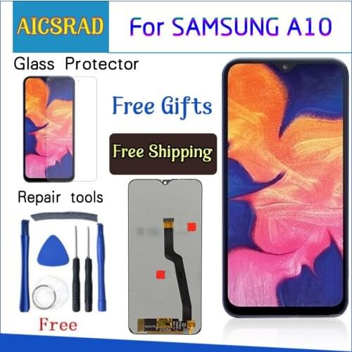 6.2" Originai LCD For Samsung Galaxy A10 A105 A105F SM-A105F LCD Display Screen replacement Digitizer Assembly+service package