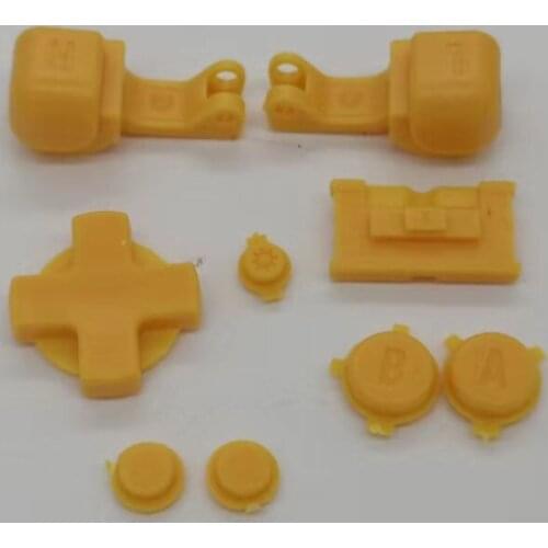 9pcs/set Silicon Conductive Key Buttons for GBA SP Replacement For GameBoy Advance SP Game console