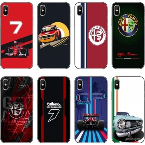 Alfa Romeo Car Accessories Phone Case For Huawei P40 P30 P20 Pro P10 P9 Lite Y5 Y6 Y7 Y9 P Smart Plus 2018 2019