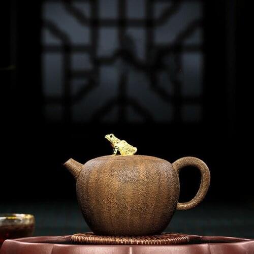 250ml handmade teapot original mine purple mud tea set Teapot for tea clay teapot