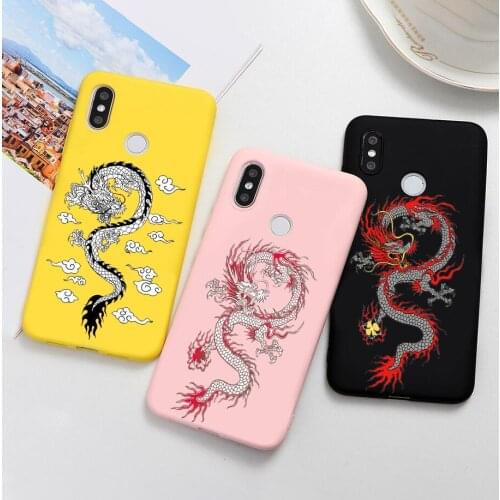 NEW Dragon Painted Case For Xiaomi Minote10lite 10 9 SE 9T Mi9T 8 Lite On Redmi Note 7 8 8T K30 K20 Pro7A 8A Cover