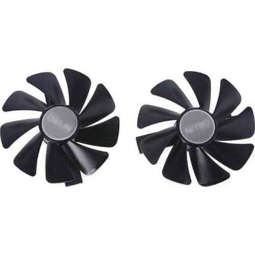 For Sapphire Nitro RX480 570 VGA Fan 95mm/3.74inch 2PCS 4Pin 12V 0.42A Cooling Fan CF1015H12D Graphics Card Cooling Fan