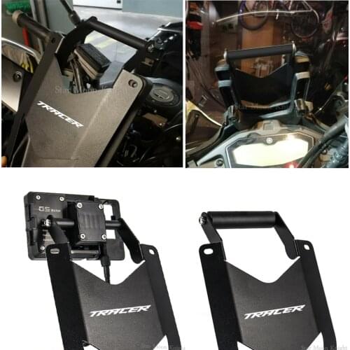 For YAMAHA MT07 Tracer 700 2016-2020 Motorcycle windshield Stand Holder Phone Mobile Phone GPS Navigation Plate Bracket