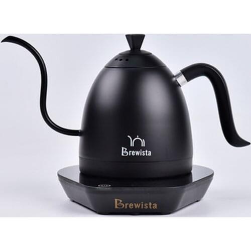 1 pc black collected Brewista Artisan constant temperature 600ml gooseneck electric control kettle coffee pot