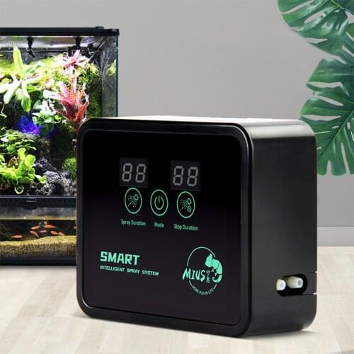 Electronic Intelligent Compact Spray System Kit Automatic Misting Rainforest Sprinkler Control Plant Watering System for Patio