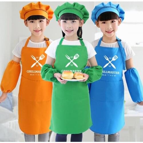 Children Apron Art Childrens Apron Draw Painting Clothes Painting Kindergarten Match Suit