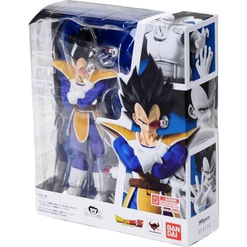 BANDAI Dragon Ball Z S.H.Figuarts Super Saiyan Vegeta IV Action Figure PVC Collection Model Toy Anime Figure Toys for Kids