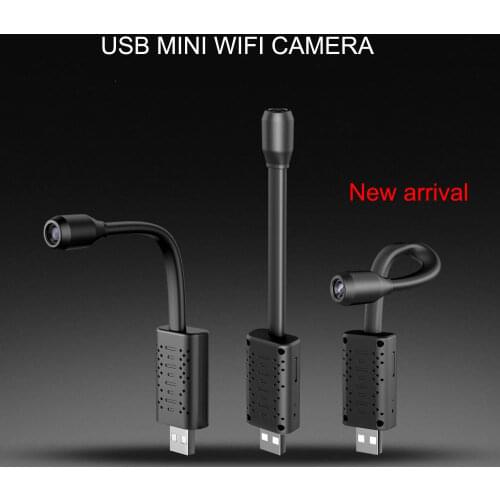 Smart Mini Wifi USB Nanny Camera AI Human Detection IP/AP Camera Cloud Storage Real Time Monitoring Camera Max128G 7x24h U21