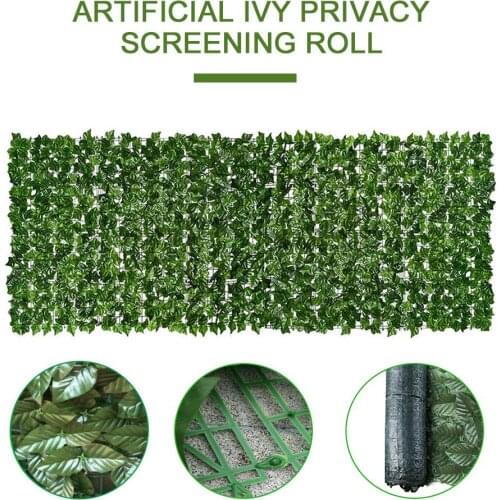 Artificial Privacy Fence Screen Faux Ivy Leaf Screening Hedge For Outdoor Indoor Decor Garden Backyard Patio Decoration