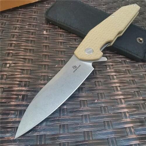 Pocket Knife,High-quality Sharp Hunting Knife, D2 Blade Folding Knife,Outdoor Survival Tool, Ball Bearing Quick Opening, 3 color