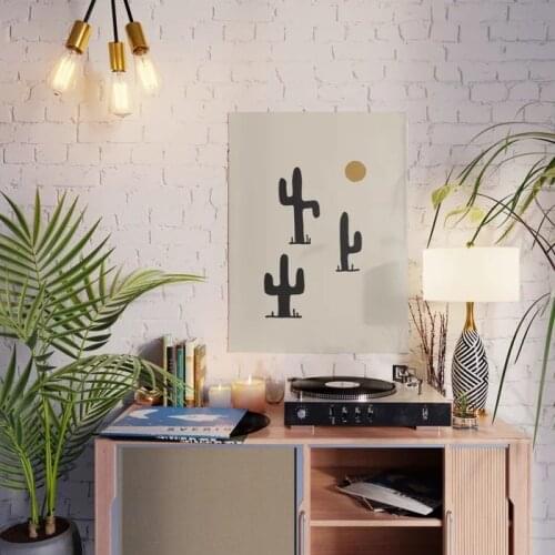 HD Print Paintings Home Decor Canvas Saguaro Silent Disco Cool Moon Poster Modular Pictures Modern Living Room Frame Wall Art