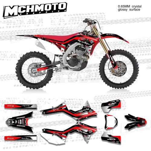 MCHMFG Graphics Kit for Honda 18-20 CRF250R 17-20 CRF450 CRF 250 450 2017 2018 2019 2020 Motocross Decals