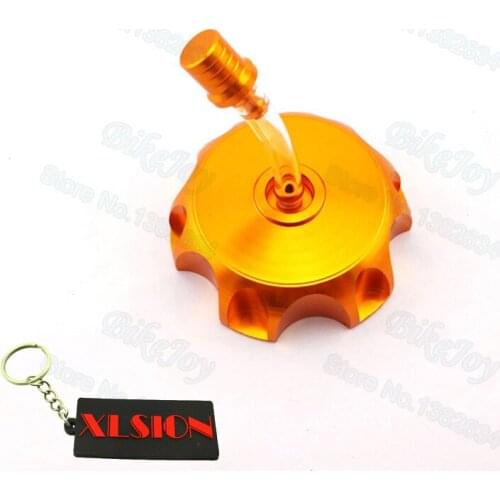 Motorcycle Gold CNC Petrol Gas Fuel Tank Cap Cover For 50cc 160cc Stomp SDG GPX Pit Dirt Bikes