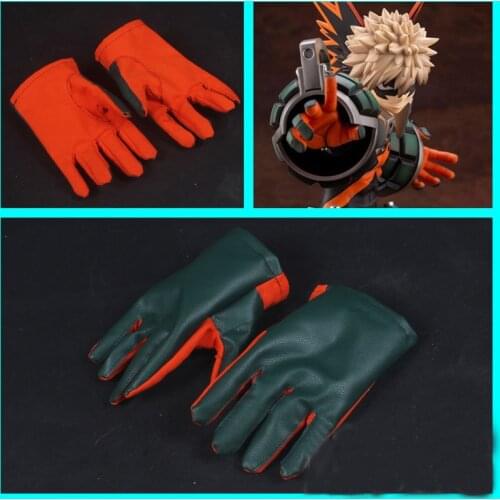 My Hero Academia Bakugou Katsuki Cosplay Gloves Halloween Costume Accessories Props