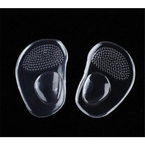 1Pair Hot Sale Silicone Gel Soft Cushion Insoles For High Heel Shoes Gel Pads Metatarsal Support Insert Pad