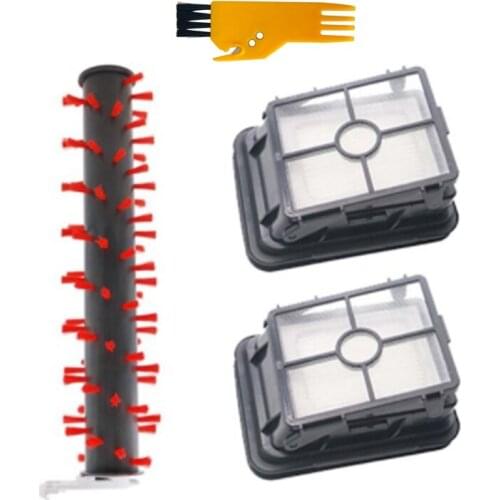 2554A Roller Brush Filter Set For Bissell Crosswave Cordless Max Series 2550 2593 2594 2596 Wet Dry Vacuum Cleaner Parts