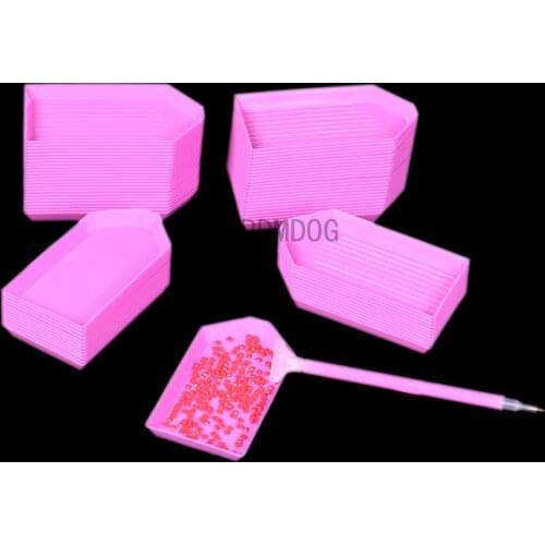 New 2020 Square Diamond Painting Tool Diamond Embroidery Accessories Large Capacity , Plastic Tray Big Kits