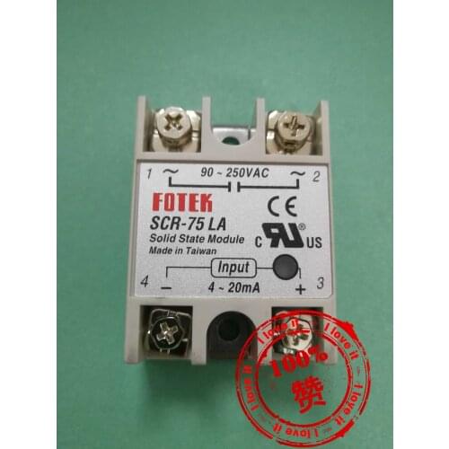 New original imported single-phase solid-state relay SCR-75LA