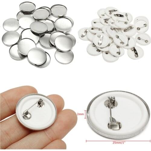 25mm 44m 56mm DIY Metal Back Badge Button Plastic Pins Handmade buttons badge supplies parts Needwork Material Accessories