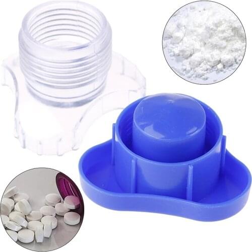 1pc Portable Pill Grinder Pills Pulverizer Storage Box Specially Medicine Tablet Grinders Medicine Dispenser Crusher