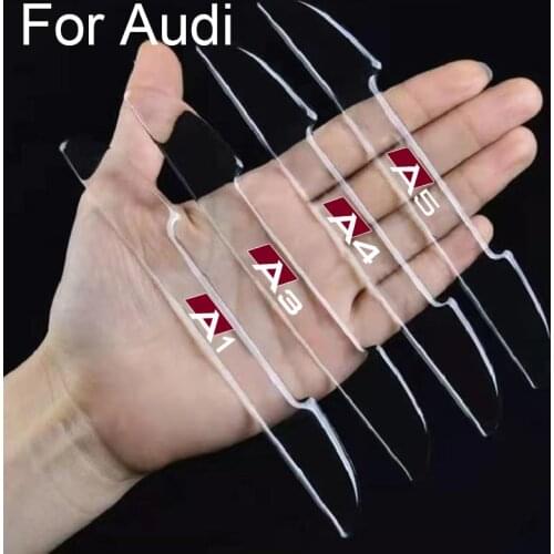 Car door anti-collision strip decoration For AUDI A3 A1 A4 A5 A6 A7 A8 Q3 Q5 Q7 Q8 b8 8p b9 b5 c8 c6 Accessories Car Styling