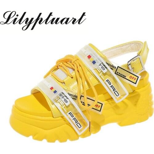 Chunky Platform Wedge Women Sandals Summer Beach Open Toe Woman Sandalias Breathable Thick Sole Mujer Casual Footwear sandals