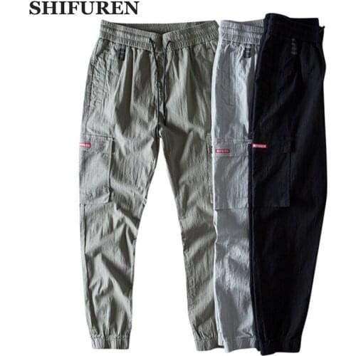 SHIFUREN Slim Men's Trousers