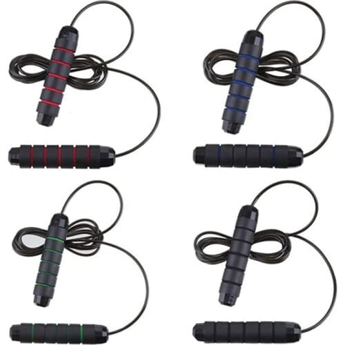 No skipping rope tangling with ball bearings Quick skipping rope memory foam handle is ideal for aerobic endurance training