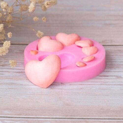 Sugarcraft loving heart Silicone mold fondant mold cake decorating tools chocolate gumpaste mold
