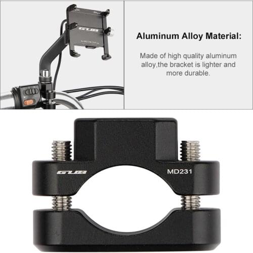 GUB Aluminum Motorcycle Bicycle Extended Brackets Multifunctional Electric Scooter Rear View Mirror Holder Bracket Cycling Part