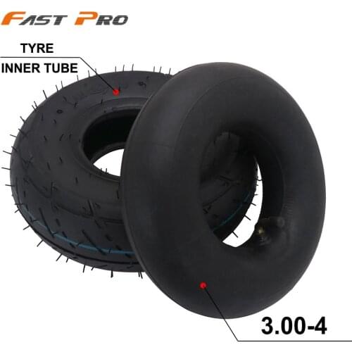 10*3.0 High Quality Tyre 3.00-4 (10"x3", 260x85) Outer Tire And Inner Tube Electric Scooter Mini ATV Quad Pocket Bike Part