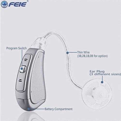 Behind the ear digital Hearing Aids Assistance Adjustable voice programable Hearing Aids For Deaf People Ear Care MY-19S