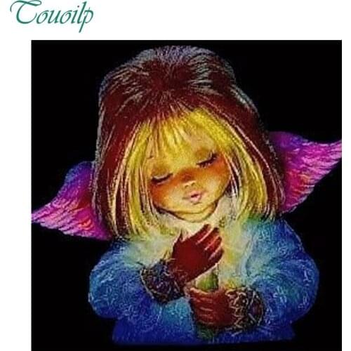 100% Full 5D Diy Daimond Painting Angel With A Candle 3D Diamond Painting Round/Square Rhinestones Diamant Painting Embroidery