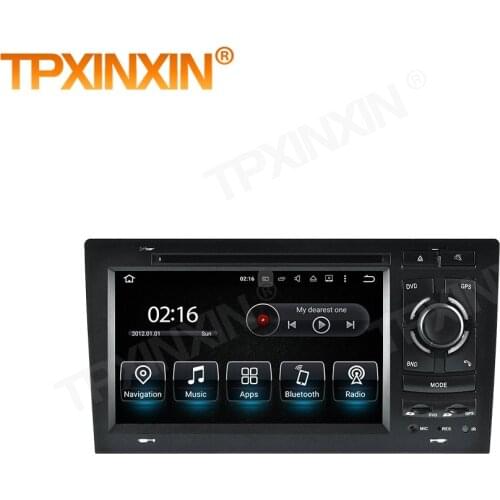 2 Din Carplay Android Radio Receiver Multimedia For Audi A8 S8 1994 1995 1996 1997 1998 1999 2000 2001 2002 2003 Video Head Unit