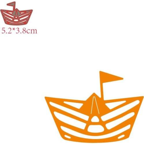 2021 New Arrival Boat Metal Cutting Dies and Stamp for Scrapbooking Practice Hands-on DIY Album Decor Card Craft Die