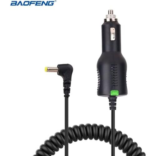 BAOFENG &ABBREE 12-24V Truck Car Charger Cable Line Suit For Baofeng Ham Radio UV-5R UV-82 3800mAh Battery UV-S9 BF-UVB3 Plus