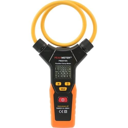 Good Quality PM2019A 6000 Counts AC Digital Flexible Clamp Meter Multimeter 3000A Dual Display Wholesale