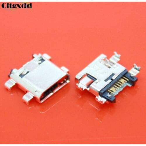 10PCS Micro USB Jack 7Pin Female Socket Connector Charging Port For Samsung I8260 I8162 S6812 S7582 G350 G7102 G7105 G7106