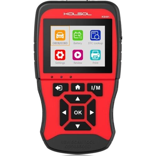 KOLSOL NEW Generation KS501 OBDII & EOBD Scan Tool for Universal Vehicles Automotive Scanner Diagnostic Tool