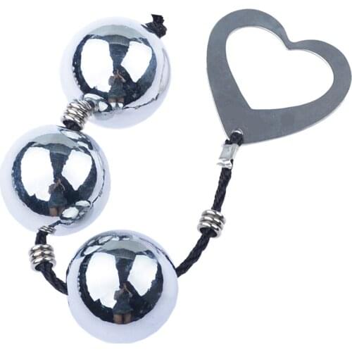 Metal Anal Beads Vaginal Balls Stainless Steel Butt Plug Sex Toys for Women Men Erotic Handheld Anal Beads Dildo Adult Products