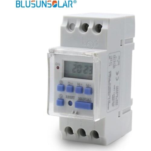 Multifunctional weekly programmable electronic timer AC180V-264V 50/60HZ LCD display on/auto/off disconnct switch