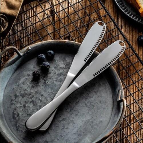 Multifunction Stainless Steel Butter Cutter Knife Cream Knife Western Bread Jam Knife Cheese Spreaders Utensil Knife Tools