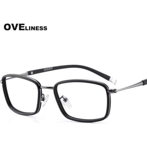 Fashion mens eyeglasses frames Optical Glasses Frame for Men Retro Myopia Prescription glasses Korean Spectacles full eyewear
