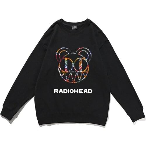 New Thom YorkeEnglish Rock Band Sweatshirt Fashion Anime Cartoon Style Radiohead Sweatshirts Alternative RockIndie Rock Pullover