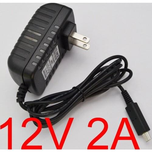New AC Converter Adapter DC 12V 2A 2000mA 24W Power Supply US Plug Battery Charger For Acer Iconia A510 A700 A701 tablet pc