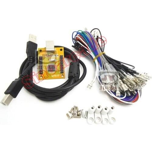 PC PS/3 2 IN 1 Arcade to USB controller 2 player MAME Multicade Keyboard Encoder, USB to Jamma, game controller