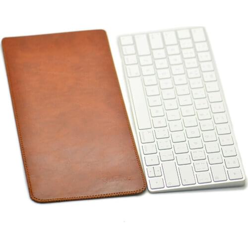 Arrival selling ultra-thin super slim sleeve pouch cover,microfiber leather laptop sleeve case only for Apple Magic KeyBoard 2